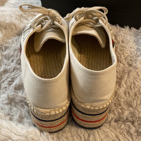 Vintage T.Sepang Gucci Print platform espadrilles - Picture 5 of 9